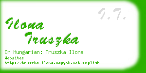 ilona truszka business card